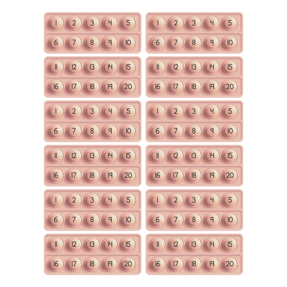 10 Frame Fidgets (Set of 12) (ONLINE ORDER ONLY)