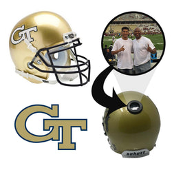 Georgia Tech Yellow Jackets College Football Collectible Mini Helmet - Picture Inside - FANZ Collectibles (Online Order Only) (ONLINE ORDER ONLY)