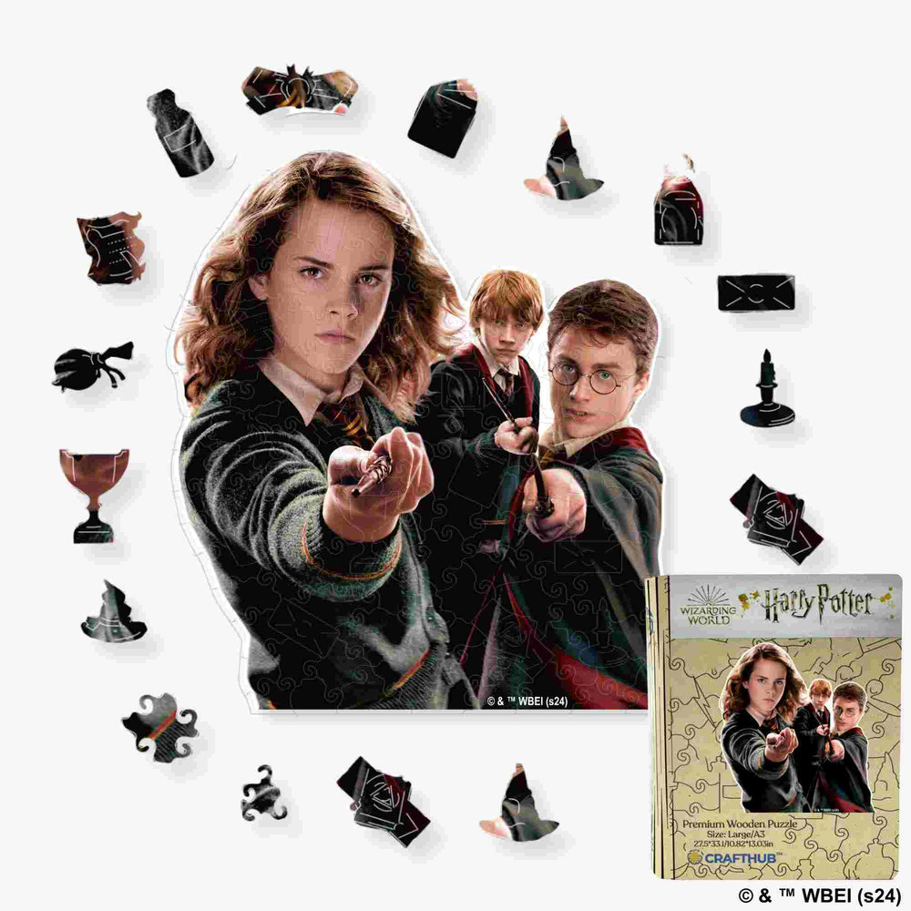 Harry Potter - The Hogwarts Heroes Wooden Jigsaw Puzzle (Online Order Only)