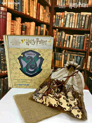 Harry Potter - Slytherin Crest - House Prides Wooden Jigsaw Puzzle (Online Order Only)