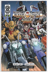 Biker Mice From Mars #1 (Of 3) A Dustin Weaver SIGNED Melissa Flores (07/17/2024) Oni (ONLINE ORDER ONLY)