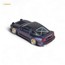 MicroTurbo Custom 180SX Spirit Rei - Purple Chameleon GMHS 2025 Special Edition 1:64 (ONLINE ORDER ONLY)