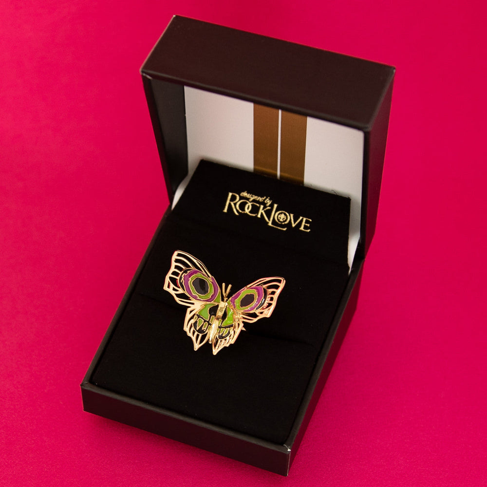 League of Legends X RockLove ARCANE Jinx Butterfly Ring (ONLINE ORDER ONLY)