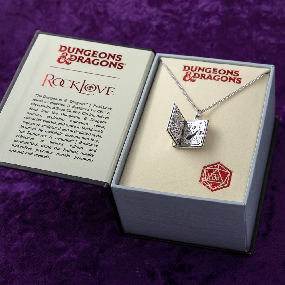 Dungeons and Dragons X RockLove Wizard Spell Book Necklace (ONLINE ORDER ONLY)