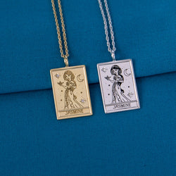 Disney X RockLove ALADDIN Jasmine Tablet Necklace (ONLINE ORDER ONLY)