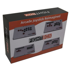FightBox B10 All Button Leverless Arcade Controller – Ultra-Thin Cherry MX Fight Stick for PC, PS5, Xbox & Switch (Online Only)
