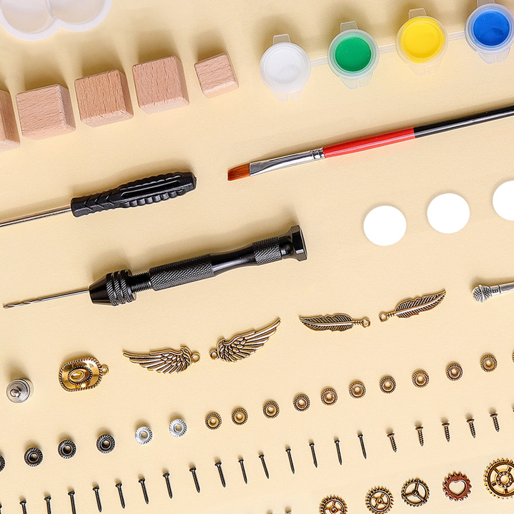 DIY Timber Train Kit – Build a Wooden Train with LED Light, Fun Accessories, Home and Office Décor (ONLINE ORDER ONLY)