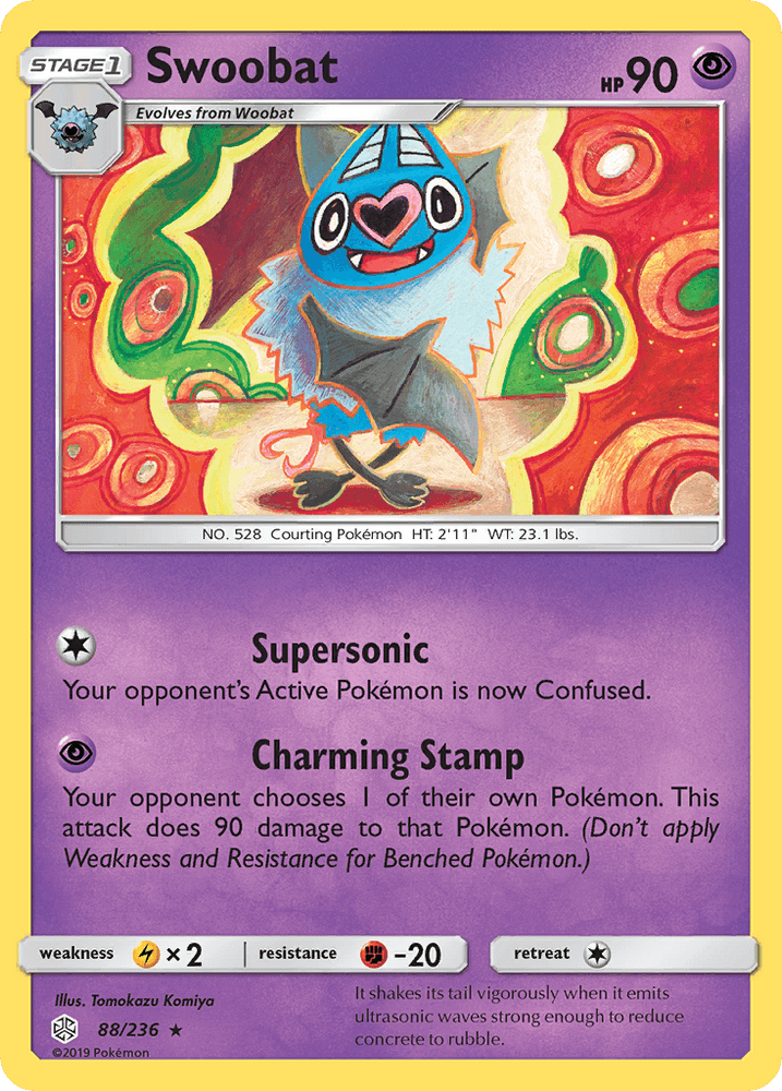 Swoobat (88/236) [Sun & Moon: Cosmic Eclipse] (Online Only)