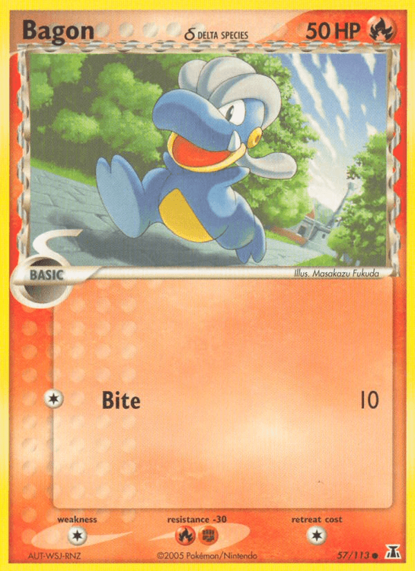 Bagon (57/113) (Delta Species) [EX: Delta Species] (Online Only)