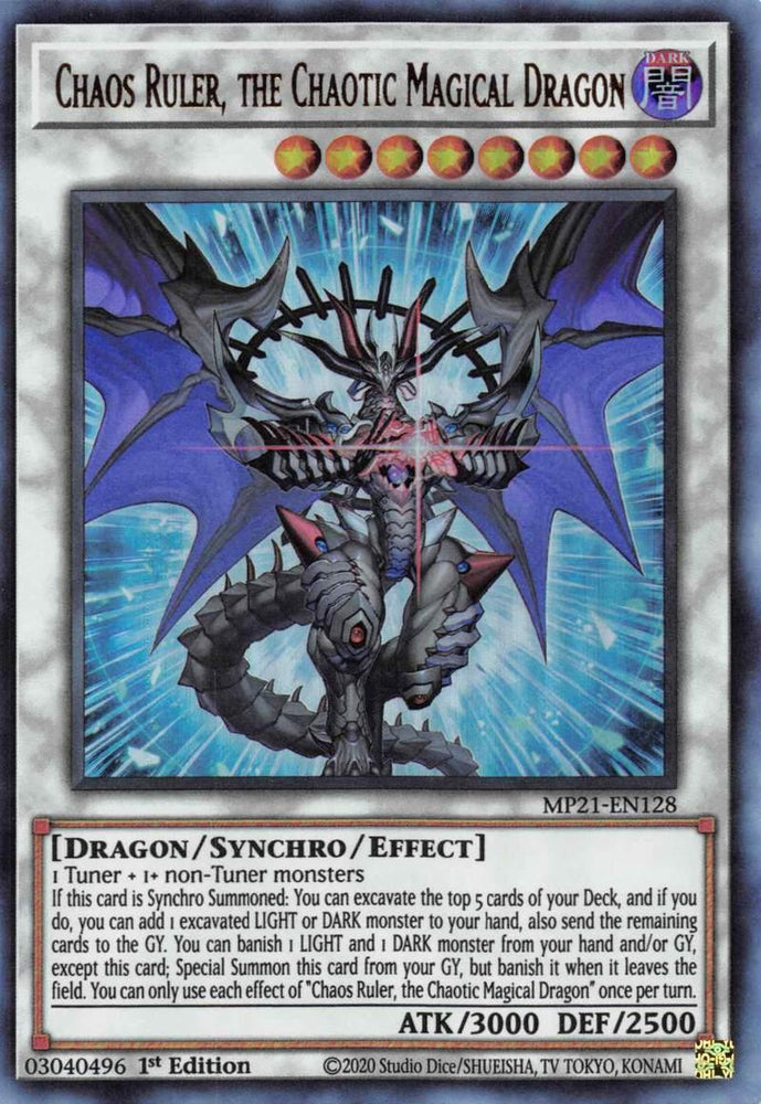 Chaos Ruler, the Chaotic Magical Dragon [MP21-EN128] Ultra Rare (ONLINE ORDER ONLY)
