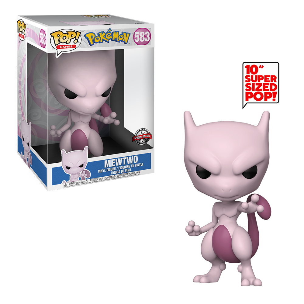 Funko POP! Pokemon - 10-Inch Mewtwo Vinyl Figure #583 Special Edition Exclusive (ONLINE ORDER ONLY)