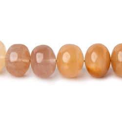 10-10.5mm Shaded Rutilated Quartz plain rondelle beads 16 inch 55pcs  A (ONLINE ORDER ONLY)