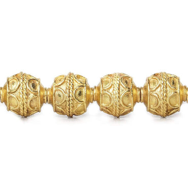 10mm 22kt Gold Plated Copper Bead Roval Simple Arch 8 inch 18 pieces (ONLINE ORDER ONLY)