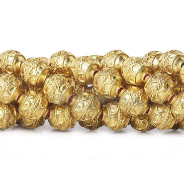 10mm 22kt Gold Plated Copper Bead Roval Simple Arch 8 inch 18 pieces (ONLINE ORDER ONLY)