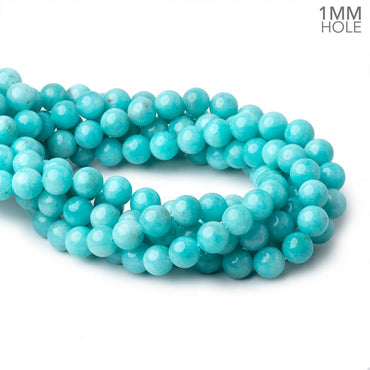 10mm Amazonite Plain Round Beads 16 inch 40 pieces AA 1mm hole (ONLINE ORDER ONLY)