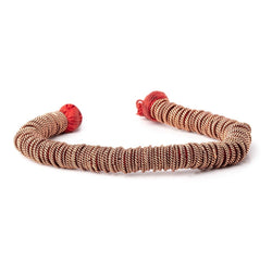 10mm Antiqued Copper Twisted Jumpring 8 inch 176 pieces (ONLINE ORDER ONLY)