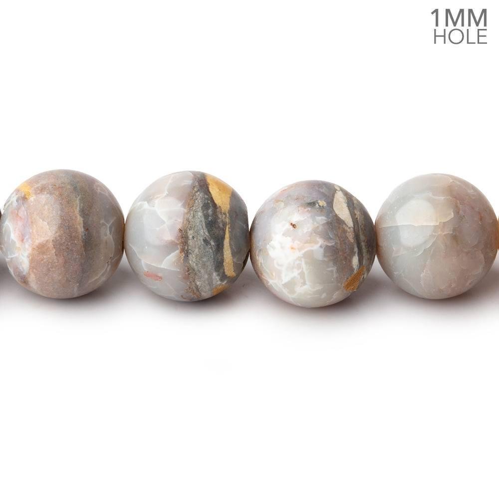 10mm Australian Opal Plain Round Beads 15 inch 40 pieces 1mm Large Hole (ONLINE ORDER ONLY)