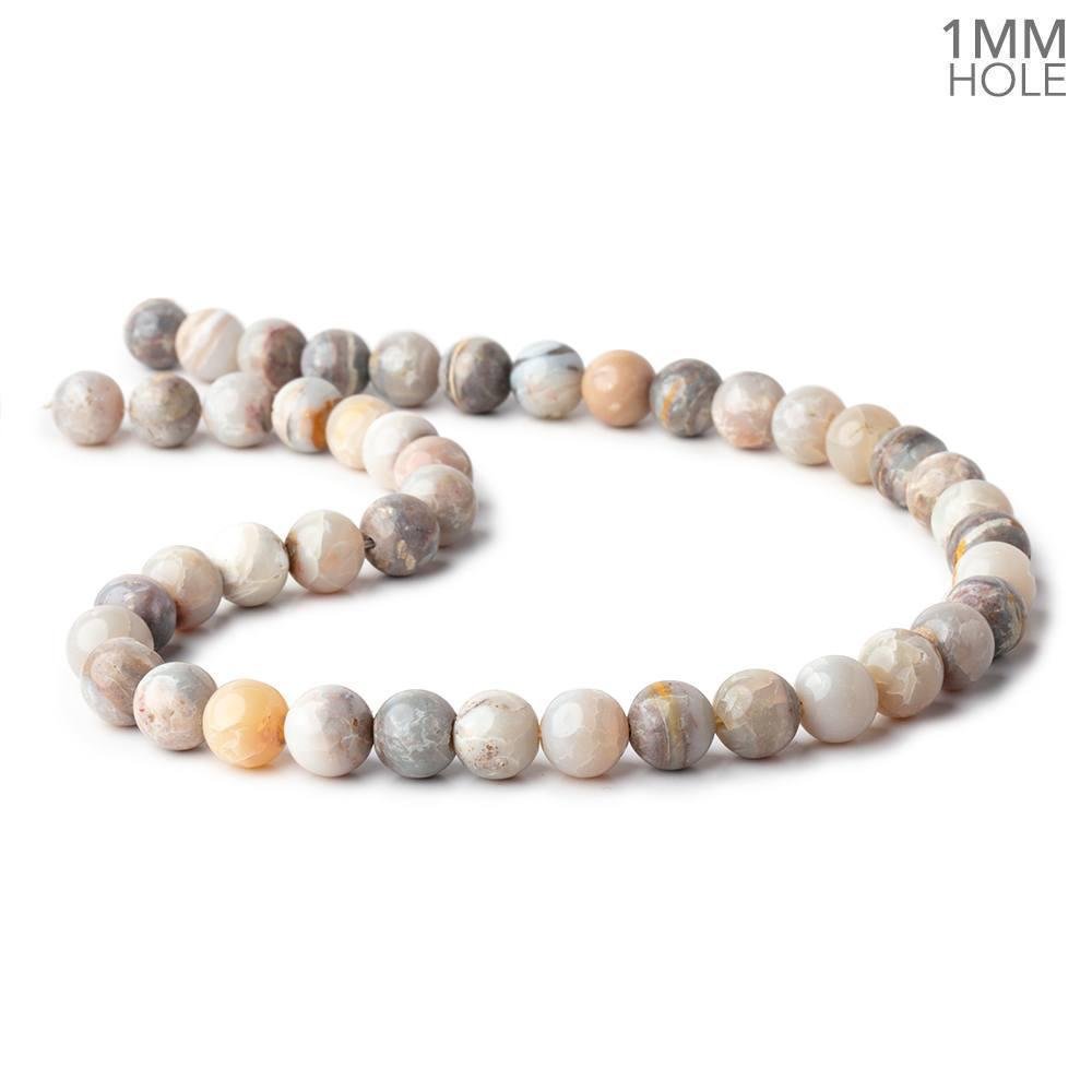 10mm Australian Opal Plain Round Beads 15 inch 40 pieces 1mm Large Hole (ONLINE ORDER ONLY)