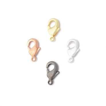 10mm Brushed Lobster Clasp Set of 10 Pieces (ONLINE ORDER ONLY)