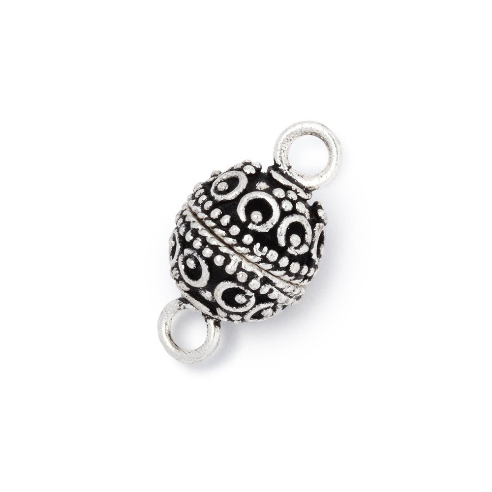 10mm Circle & Dot Design Magnetic Clasp 1 piece (ONLINE ORDER ONLY)