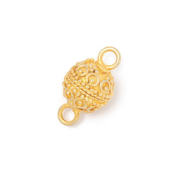 10mm Circle & Dot Design Magnetic Clasp 1 piece (ONLINE ORDER ONLY)