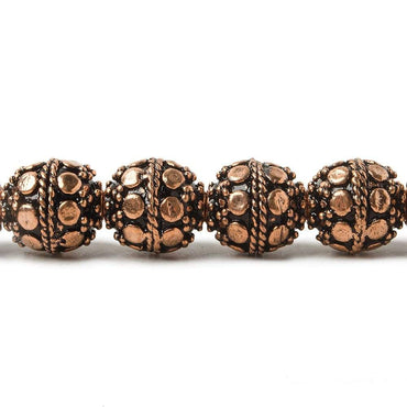 10mm Copper Bead Bead Round Dots 8 inch 18 pcs (ONLINE ORDER ONLY)