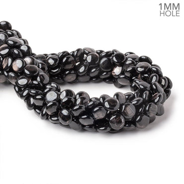 10mm Hypersthene Plain Coin Beads 15.5 inch 40 pieces 1mm Drill Hole (ONLINE ORDER ONLY)