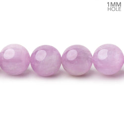 10mm Kunzite Plain Round Beads 16 inch 40 pieces 1mm hole (ONLINE ORDER ONLY)