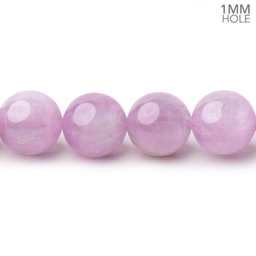 10mm Kunzite Plain Round Beads 16 inch 40 pieces 1mm hole (ONLINE ORDER ONLY)