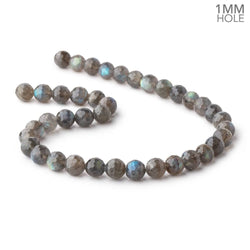 10mm Labradorite Faceted Round Beads 15 inch 39 pieces 1mm Large Hole (ONLINE ORDER ONLY)