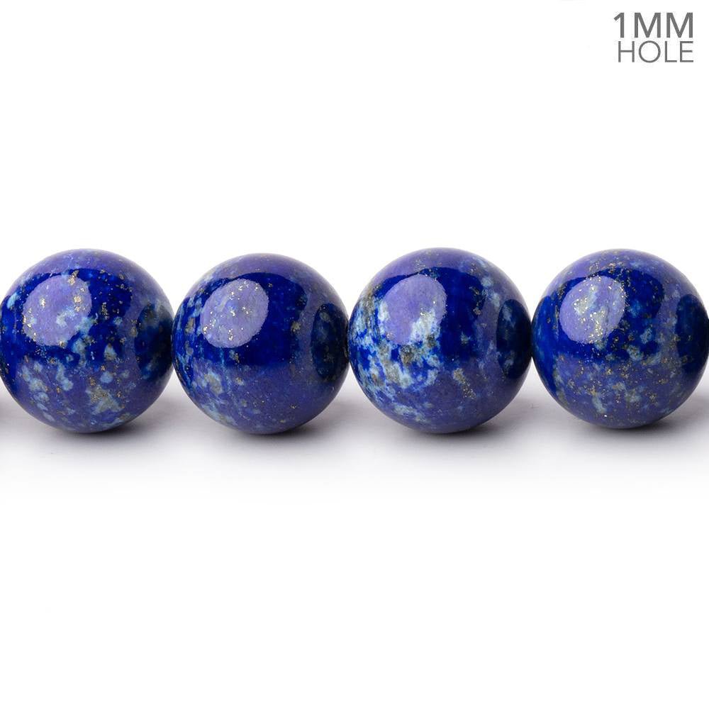 10mm Lapis Lazuli Plain Rounds 16 inch 40 Beads 1mm Hole (ONLINE ORDER ONLY)