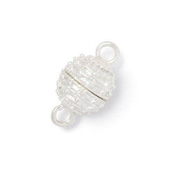 10mm Miligrain Beehive Design Magnetic Clasp 1 piece (ONLINE ORDER ONLY)