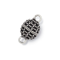 10mm Miligrain Beehive Design Magnetic Clasp 1 piece (ONLINE ORDER ONLY)