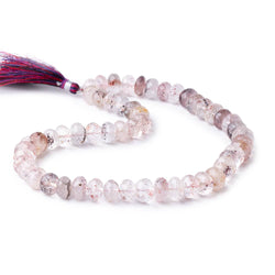 10mm Moss Amethyst Faceted Rondelle Beads 15 inch 55 pieces (ONLINE ORDER ONLY)