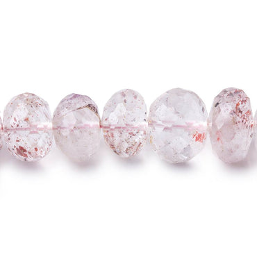 10mm Moss Amethyst Faceted Rondelle Beads 15 inch 55 pieces (ONLINE ORDER ONLY)