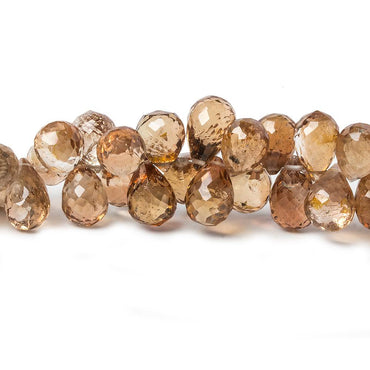 10mm Multi Color Topaz Faceted Tear Drop Beads AAA Grade 8 inch 82 beads (ONLINE ORDER ONLY)