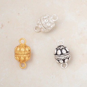 10mm Plain Tear Drop Design Magnetic Clasp 1 piece (ONLINE ORDER ONLY)