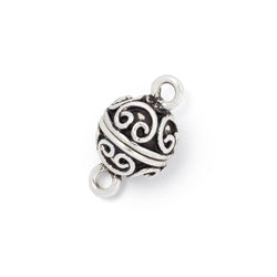 10mm Simple Scroll Design Magnetic Clasp 1 piece (ONLINE ORDER ONLY)