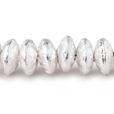 10mm Sterling Silver plated Copper Disc Beads 8 inch 40 pieces (ONLINE ORDER ONLY)