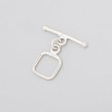 10mm Sterling Silver Toggle Rounded Square Design 1 piece (ONLINE ORDER ONLY)