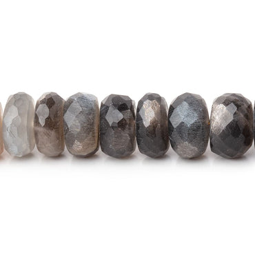 10mm Sunstone & Moonstone Faceted Rondelle Beads 10 inch 45 pieces (ONLINE ORDER ONLY)