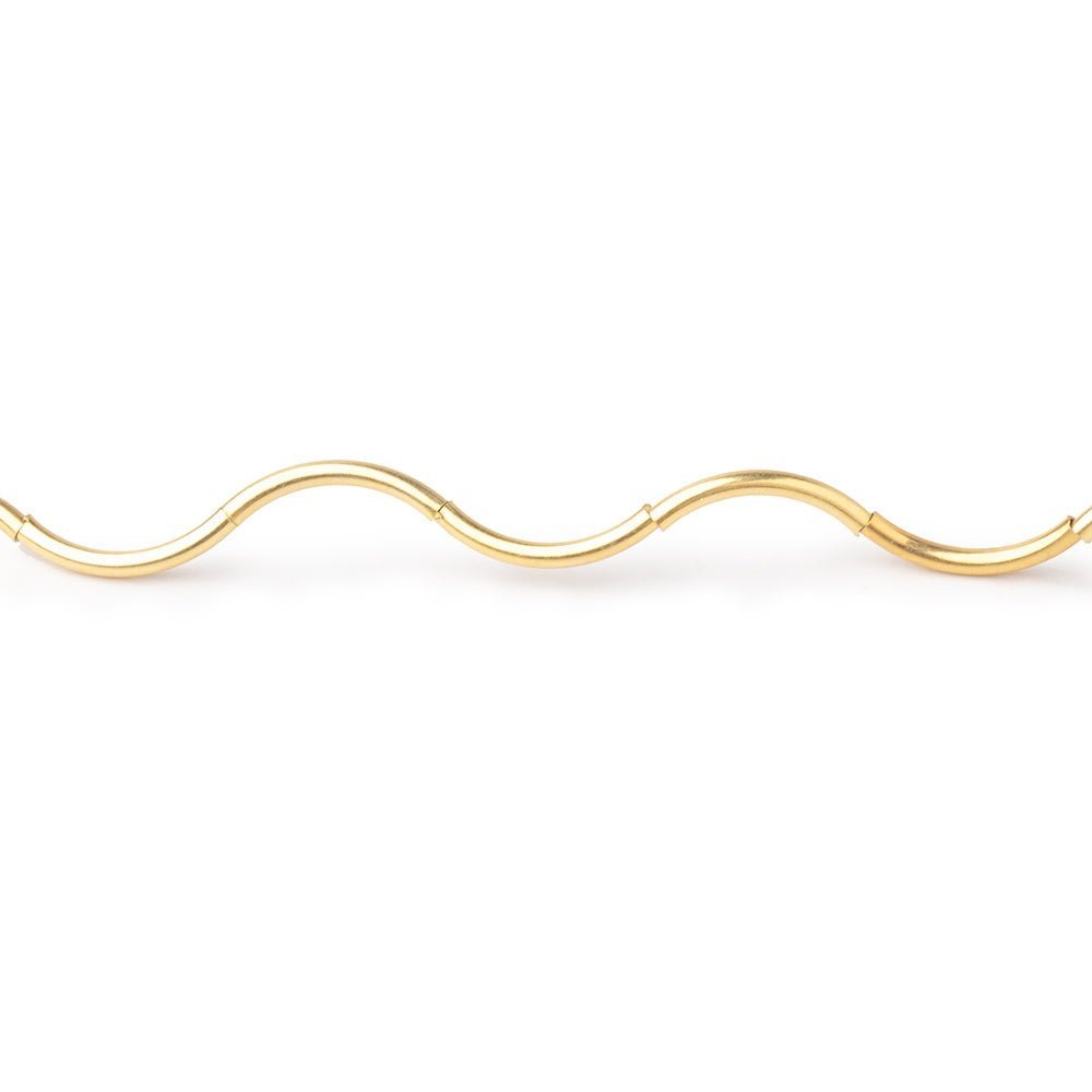 10mm x 1mm Curved Tube Beads 32 inch 80 pieces (ONLINE ORDER ONLY)