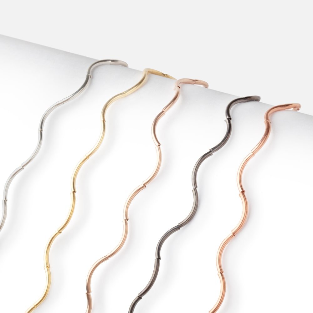 10mm x 1mm Curved Tube Beads 32 inch 80 pieces (ONLINE ORDER ONLY)