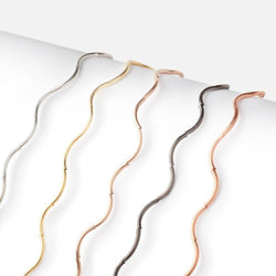 10mm x 1mm Curved Tube Beads 32 inch 80 pieces (ONLINE ORDER ONLY)