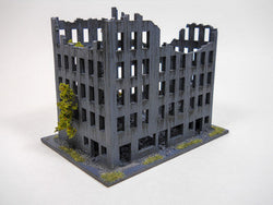 Ruined City Building (Wood) - 15MMDF262 (Online Order Only)