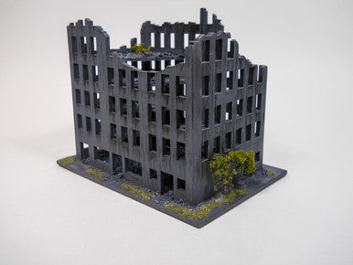 Ruined City Building, 7" x 3" (MDF) - 15MMDF262-2 (Online Order Only)
