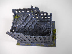 Ruined City Building, 7" x 3" (MDF) - 15MMDF262-2 (Online Order Only)