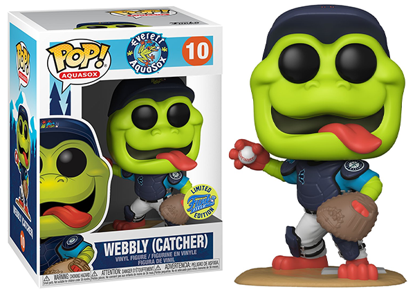 Webbly (Catcher, Everett Aquasox) 10 - Funko Field Exclusive [light damage] (Online Order Only)