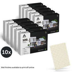 Bundle kit of 10 Arckit A100 Architectural Model Building Kits & Building Plates (ONLINE ORDER ONLY)