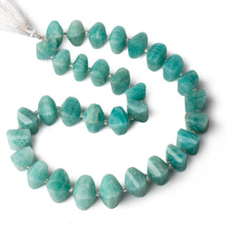 10x10-13x13mm Amazonite Faceted Fancy Shape beads 14.5 inch 32 pieces AA (ONLINE ORDER ONLY)